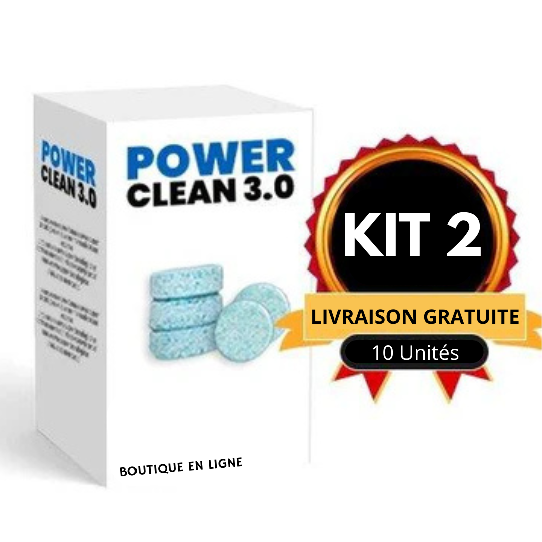 Power Clean 3.0 – Pastilles de nettoyage en profondeur pour la graisse