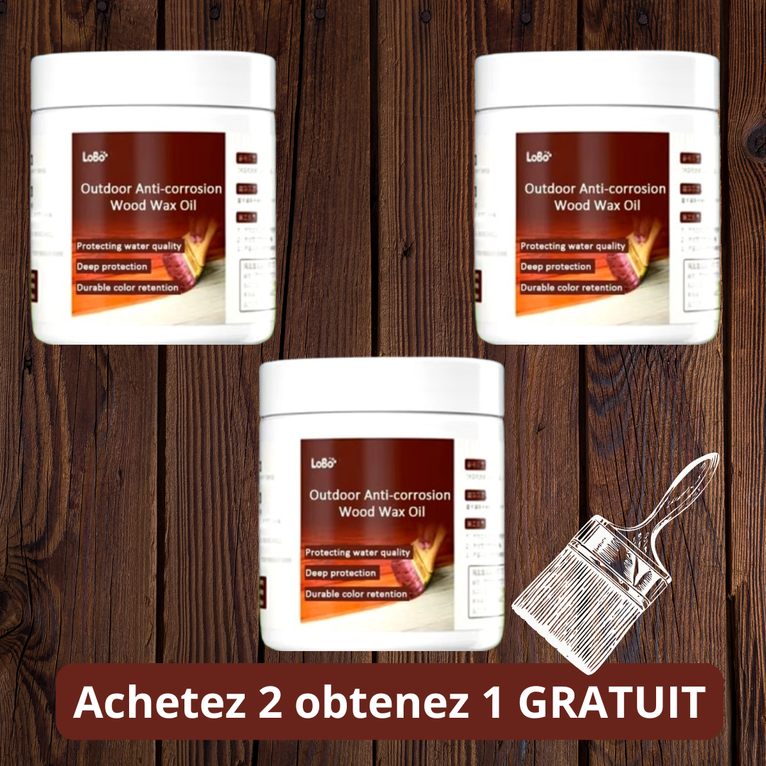 Huile de cire pour bois anti-corrosion extérieure (Imperméabilisation et rénovation)