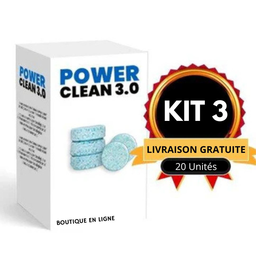 Power Clean 3.0 – Pastilles de nettoyage en profondeur pour la graisse