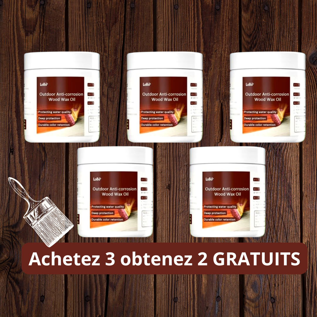 Huile de cire pour bois anti-corrosion extérieure (Imperméabilisation et rénovation)