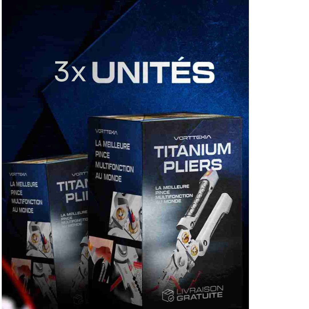 Titanium Pliers - Pince multifonction pour réparations électriques
