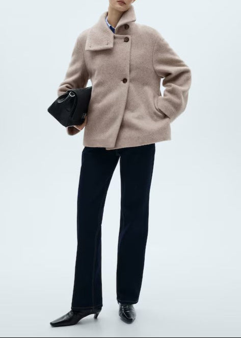 Manteau en Laine à Col Montant - Copenhague