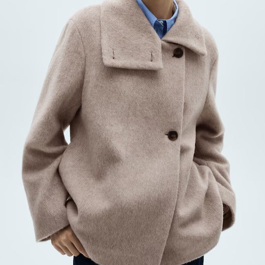 Manteau en Laine à Col Montant - Copenhague