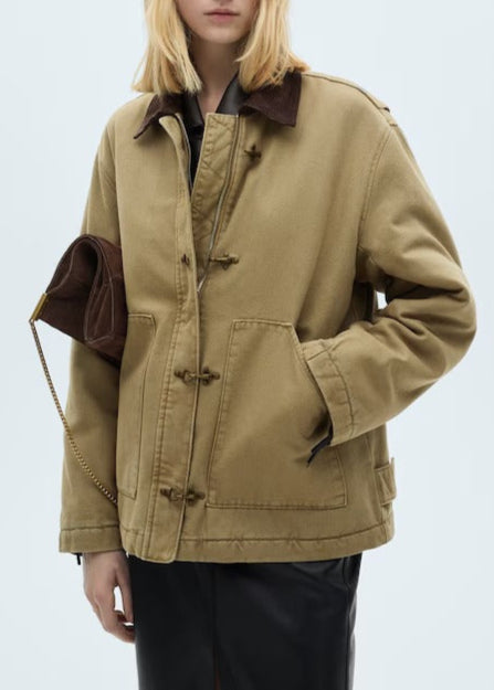 Parka avec Col et Poches Contrastés - Helsinki