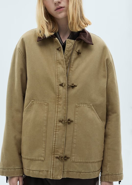 Parka avec Col et Poches Contrastés - Helsinki