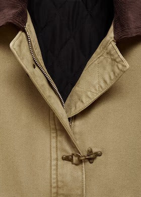 Parka avec Col et Poches Contrastés - Helsinki