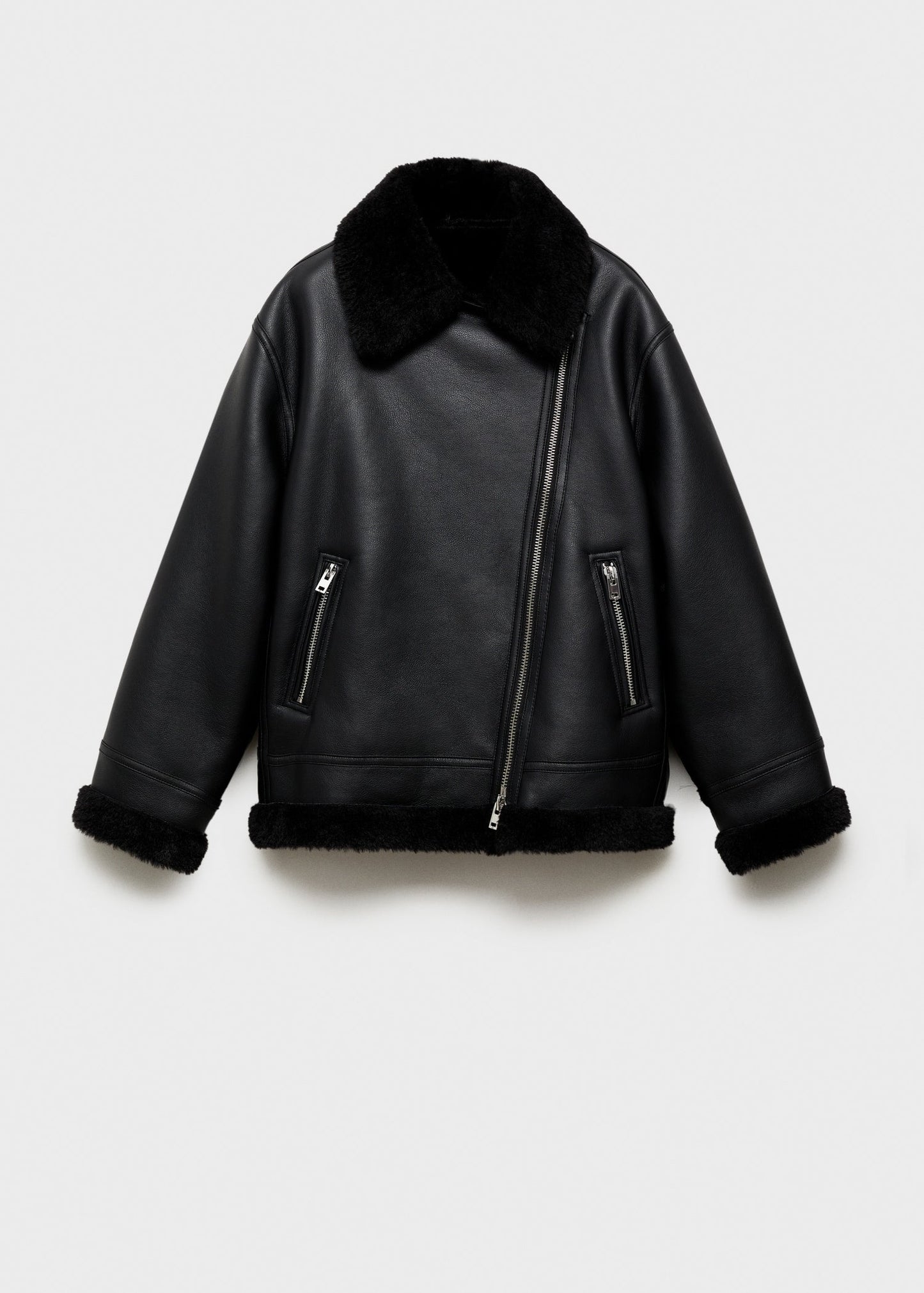 Veste avec doublure effet peau de mouton
