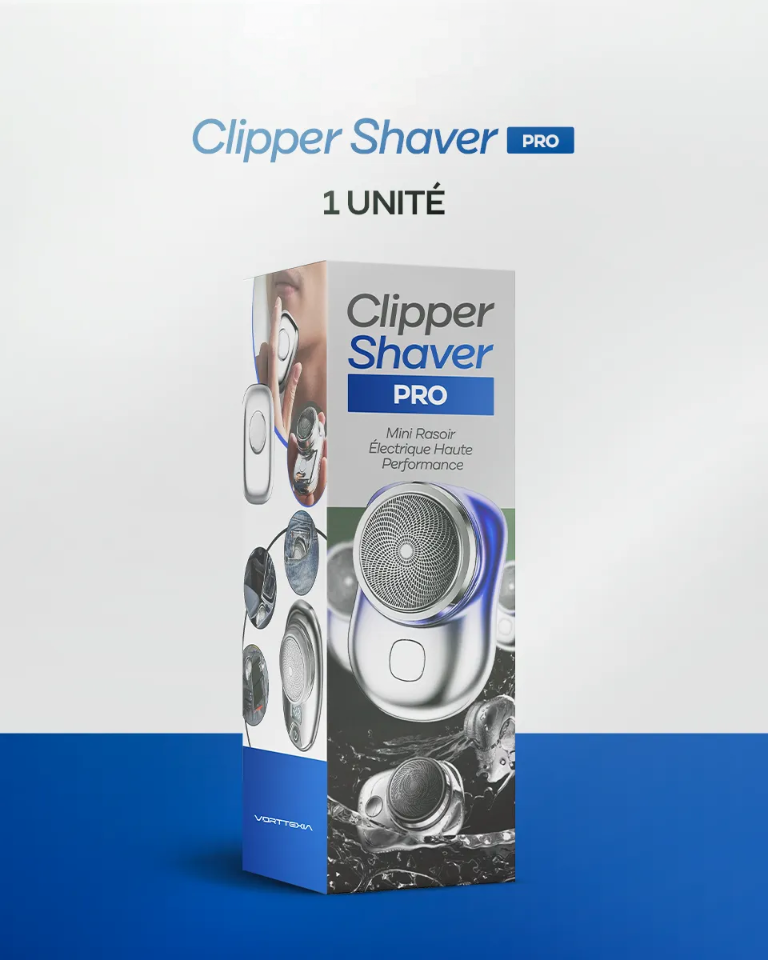 Clipper Shaver PRO - Super Rasoir Électrique Portable