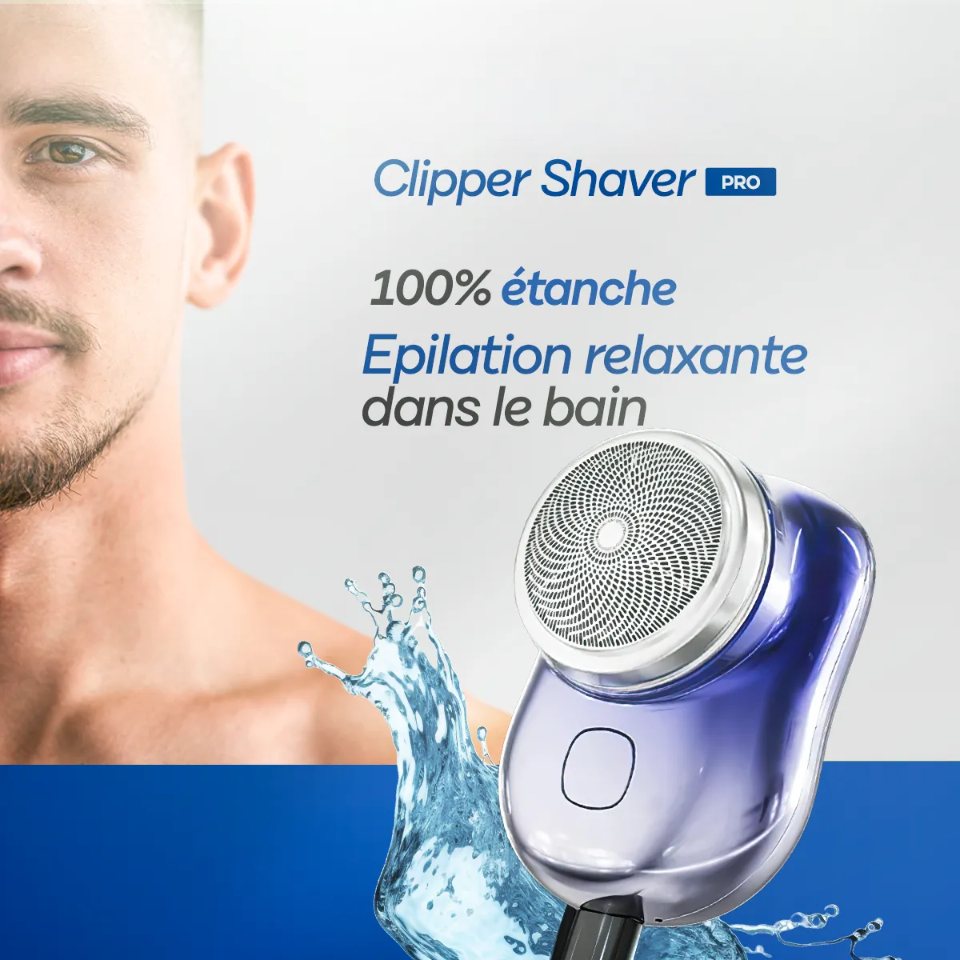 Clipper Shaver PRO - Super Rasoir Électrique Portable
