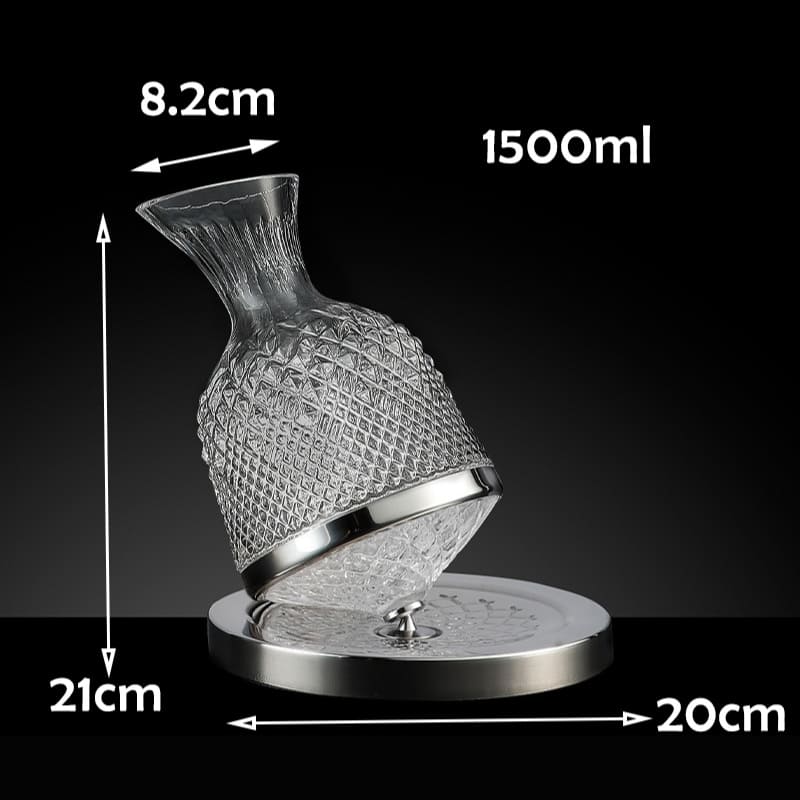 Carafe à vin en verre cristal