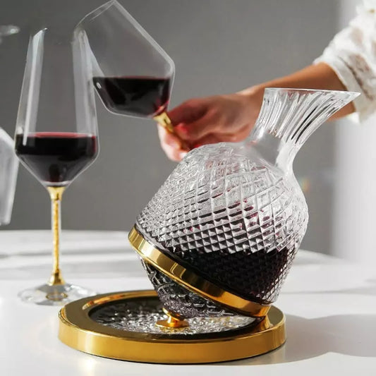 Carafe à vin en verre cristal