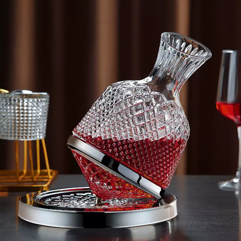 Carafe à vin en verre cristal