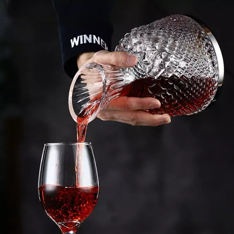 Carafe à vin en verre cristal