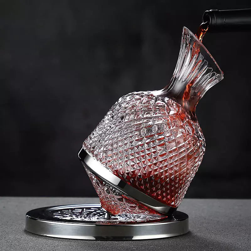 Carafe à vin en verre cristal