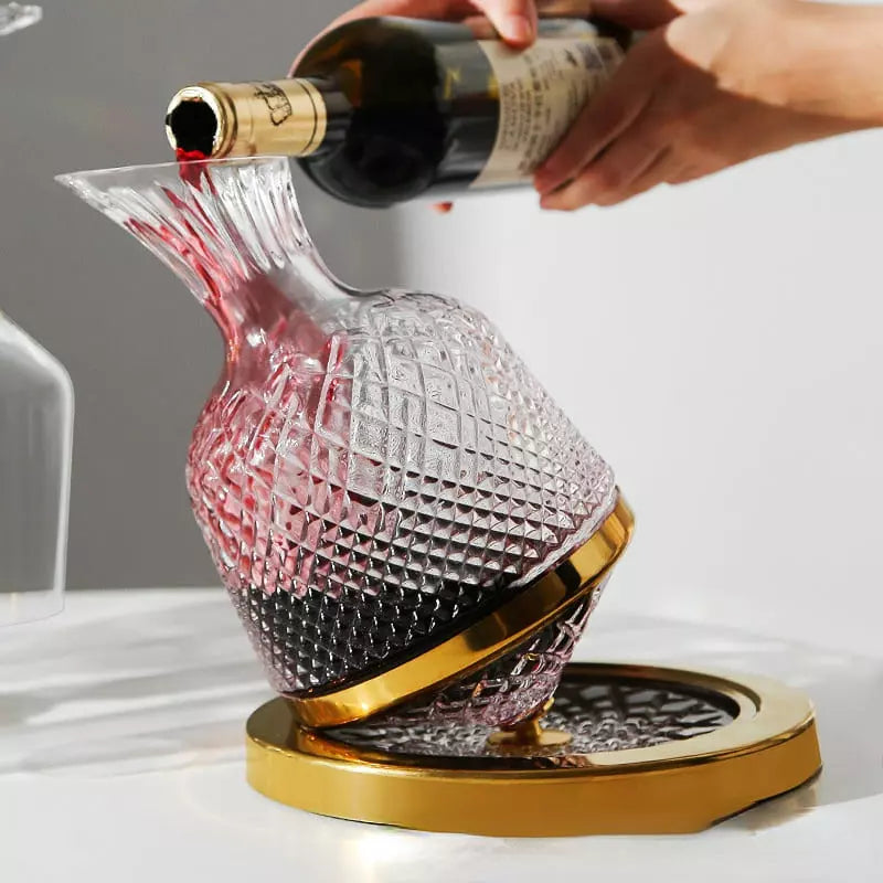 Carafe à vin en verre cristal