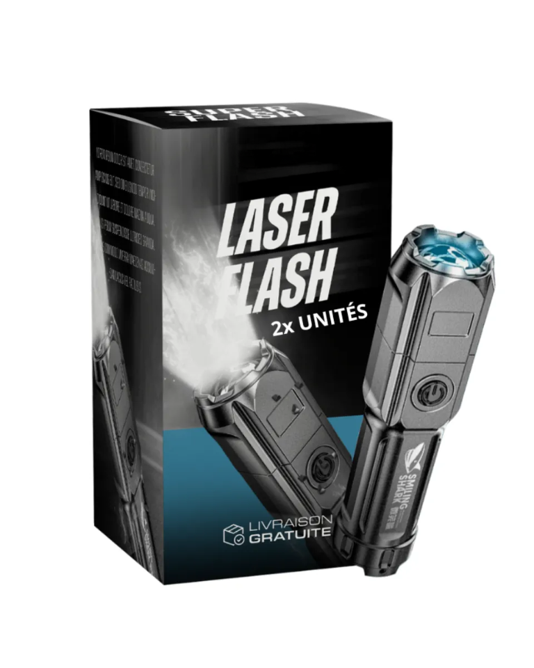 Laser Flash - Super lampe torche avec 10 000 lumens