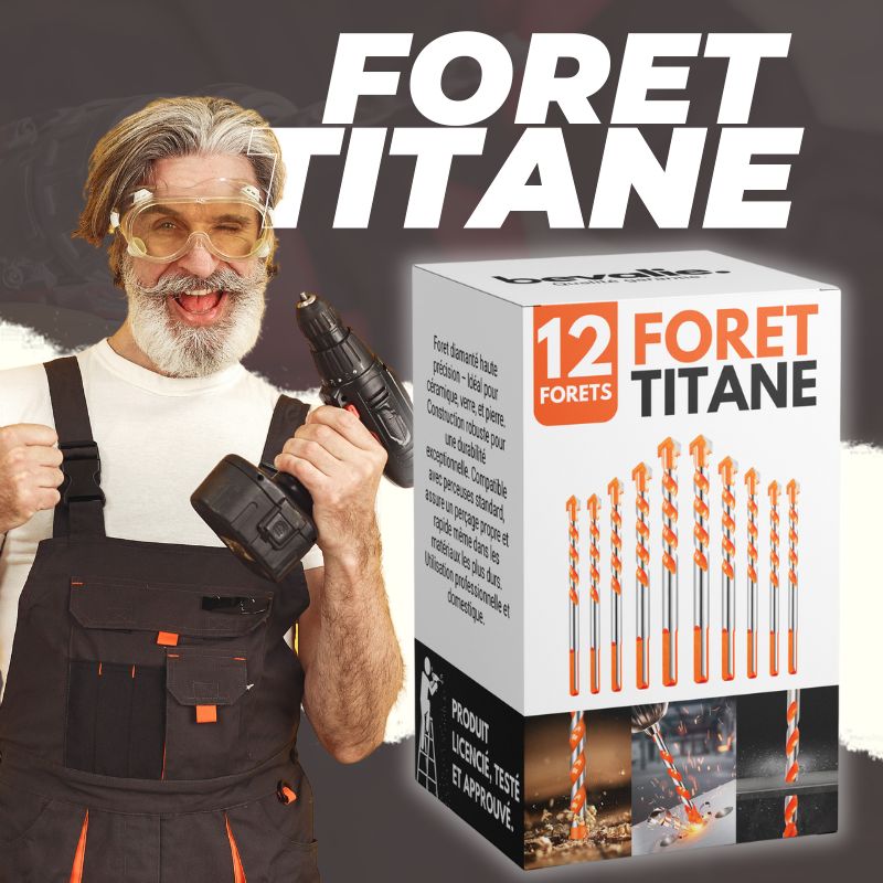 Foret en titane - Ultra durable
