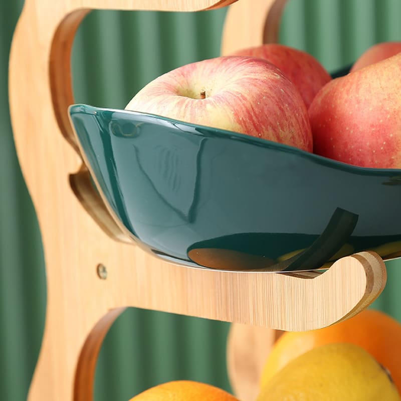 Panier à fruits en bambou pour table