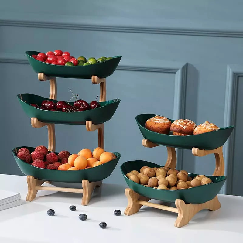 Panier à fruits en bambou pour table
