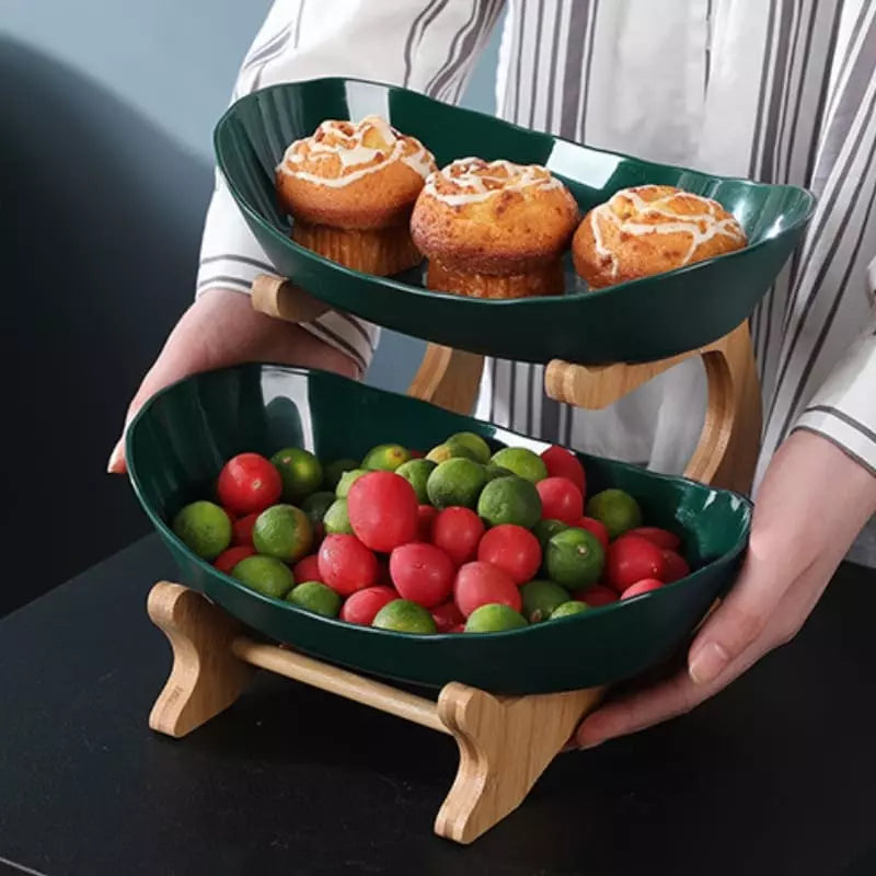 Panier à fruits en bambou pour table