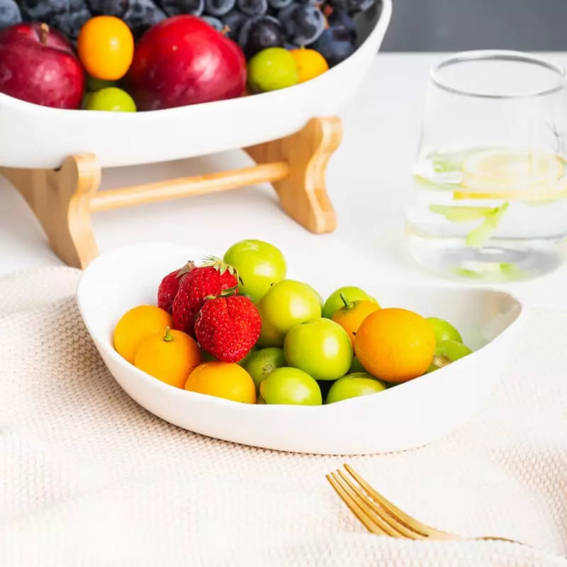 Panier à fruits en bambou pour table
