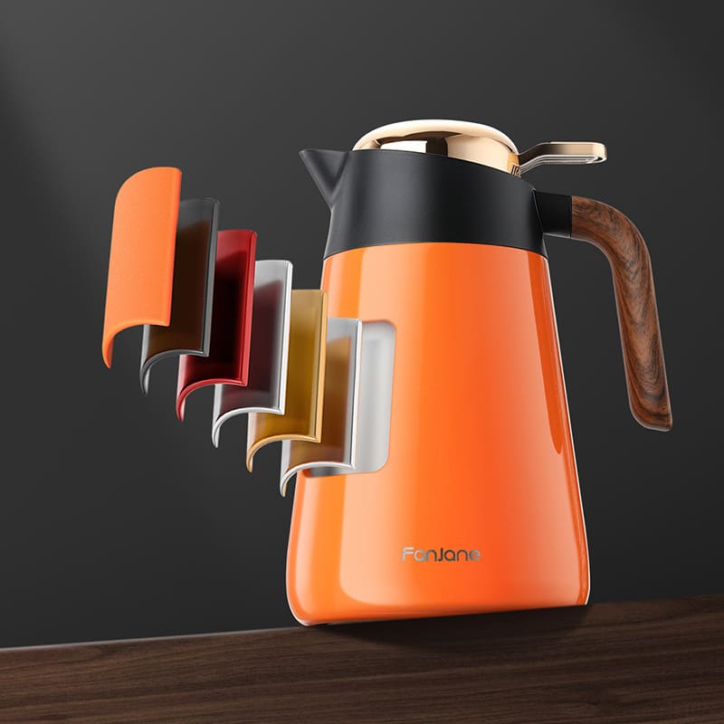 Bouteille isotherme en inox pour café et thé – 1,6L