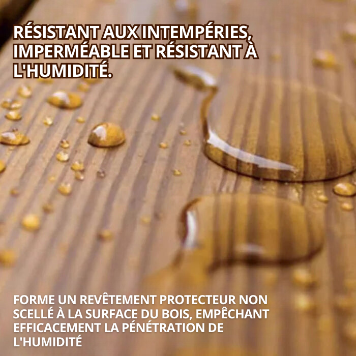 Huile de cire pour bois anti-corrosion extérieure (Imperméabilisation et rénovation)