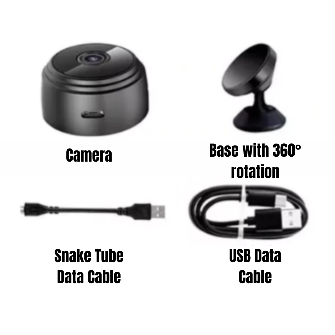 Caméra de surveillance sans fil mini [HAUTE DÉFINITION]