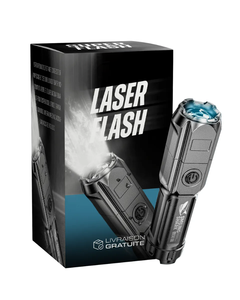 Laser Flash - Super lampe torche avec 10 000 lumens