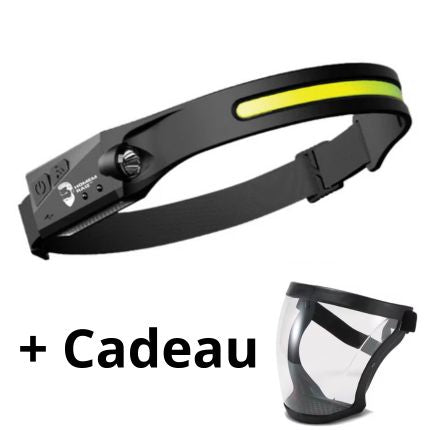 Lampe frontale avec capteur + CADEAU