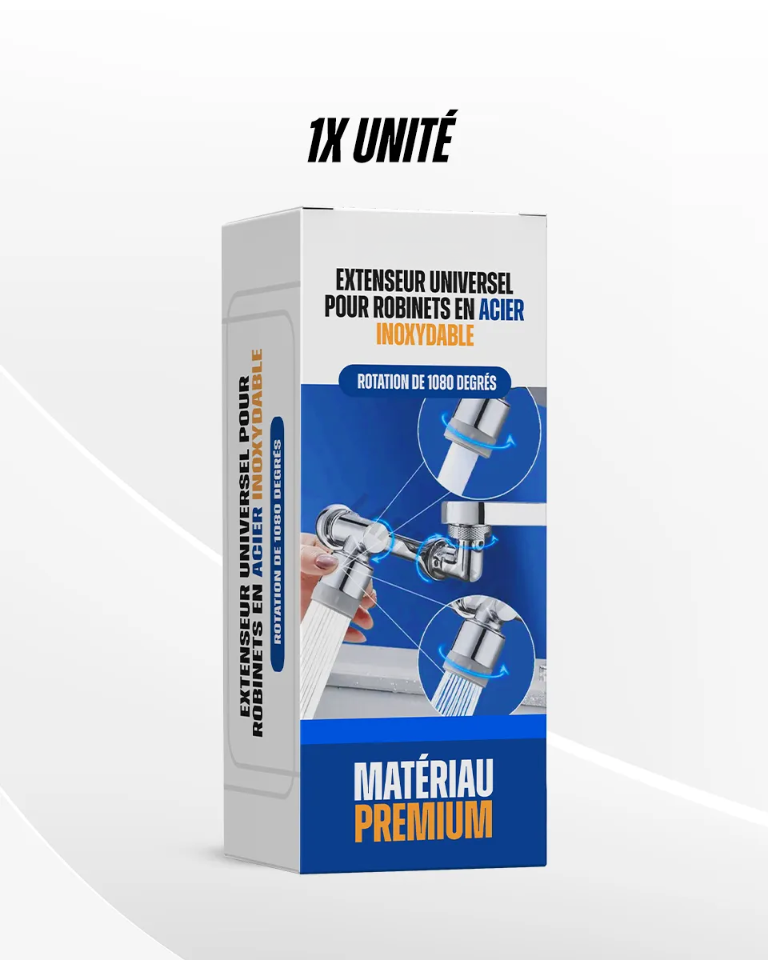 Sprayer Head - Extenseur Universel 1080° en Inox