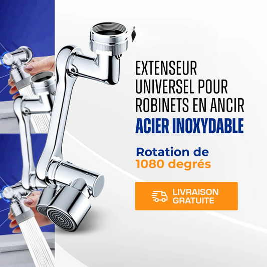 Sprayer Head - Extenseur Universel 1080° en Inox