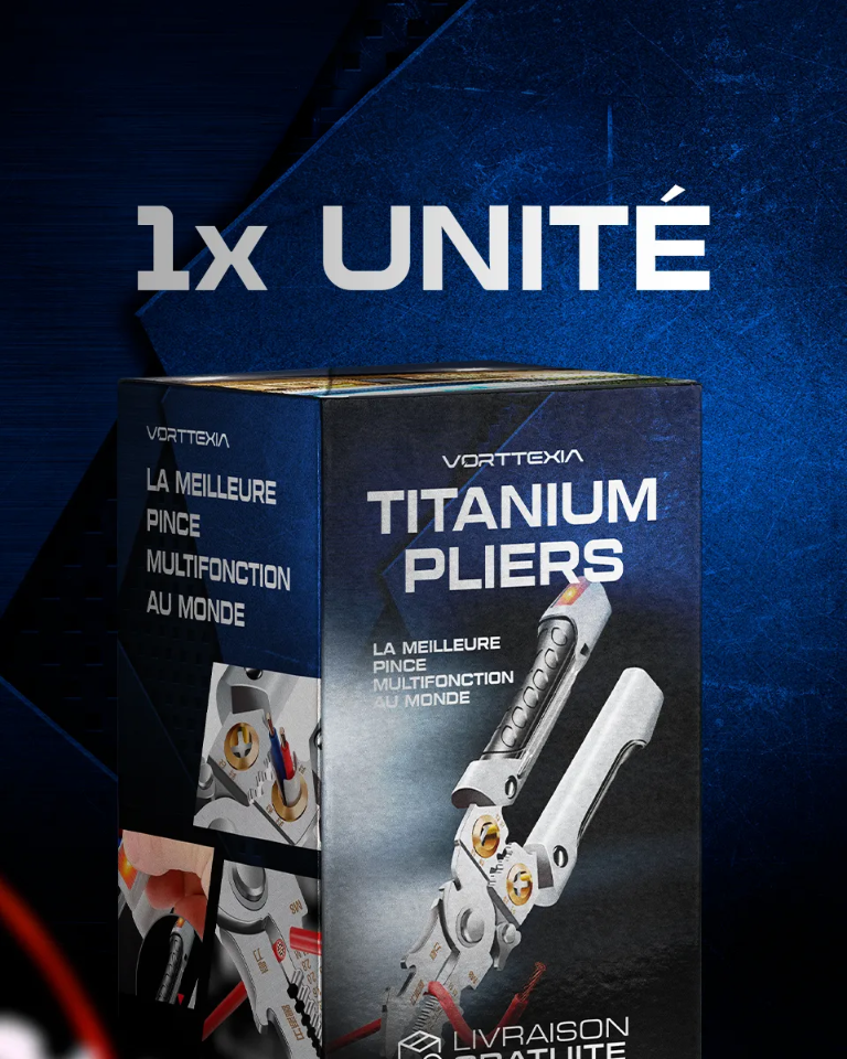Titanium Pliers - Pince multifonction pour réparations électriques