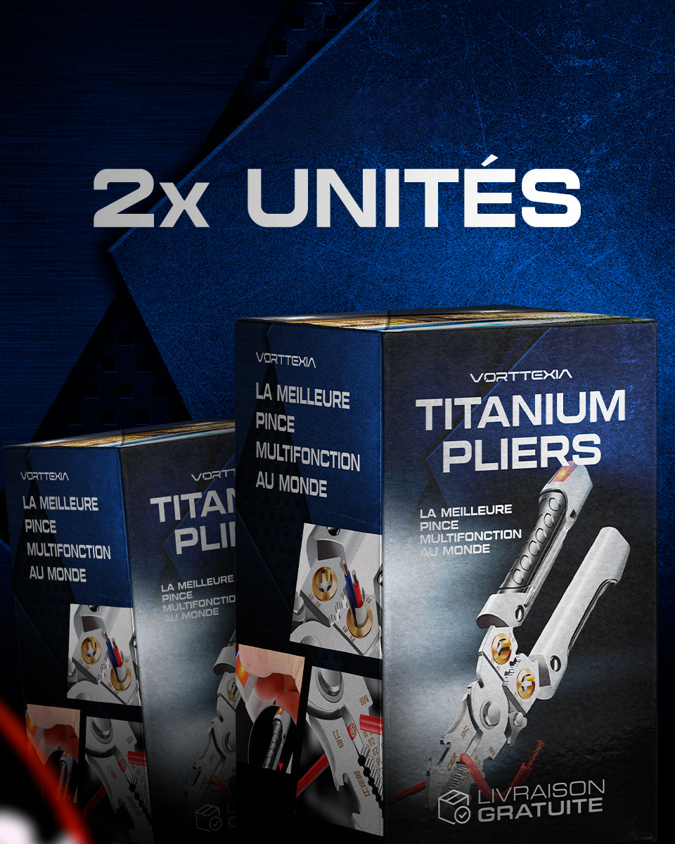 Titanium Pliers - Pince multifonction pour réparations électriques