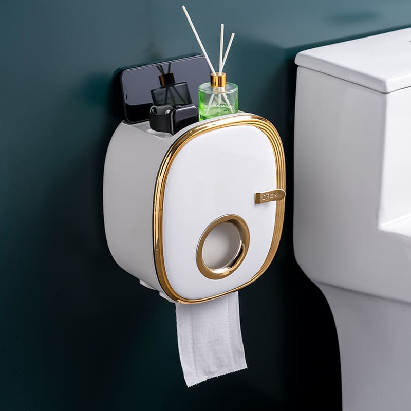 Porte-papier toilette mural, support pour papier hygiénique