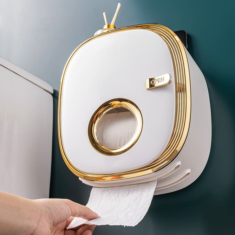 Porte-papier toilette mural, support pour papier hygiénique