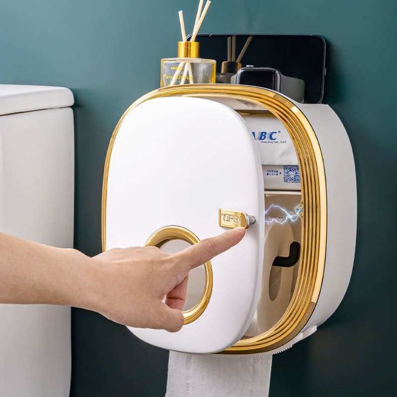 Porte-papier toilette mural, support pour papier hygiénique
