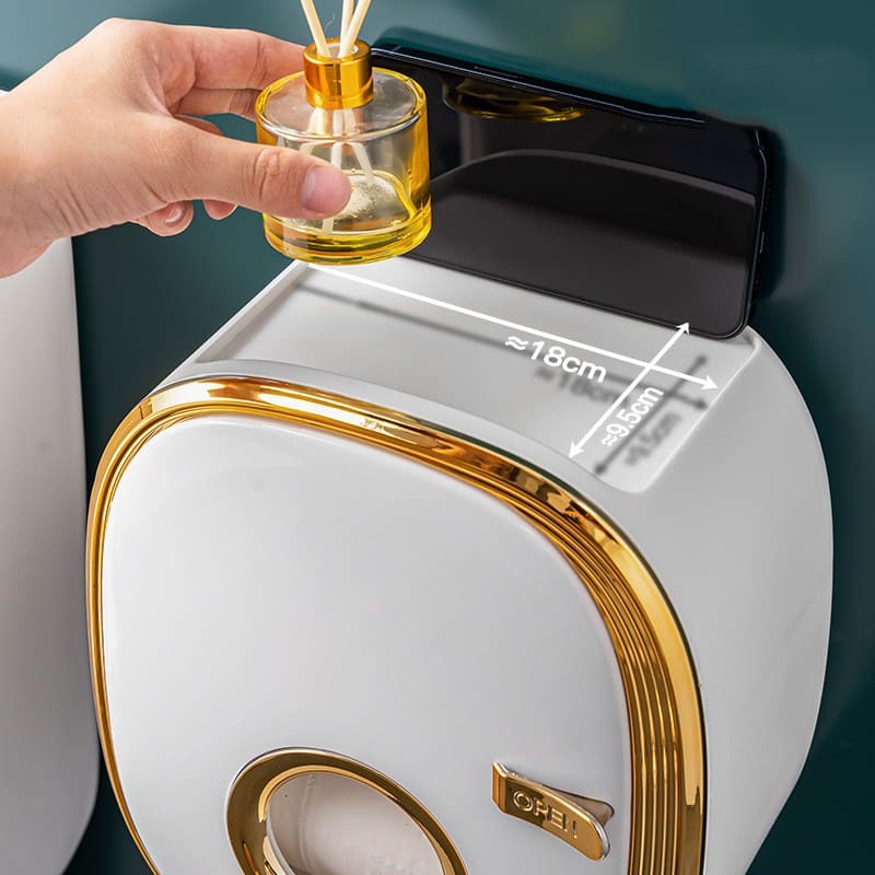 Porte-papier toilette mural, support pour papier hygiénique
