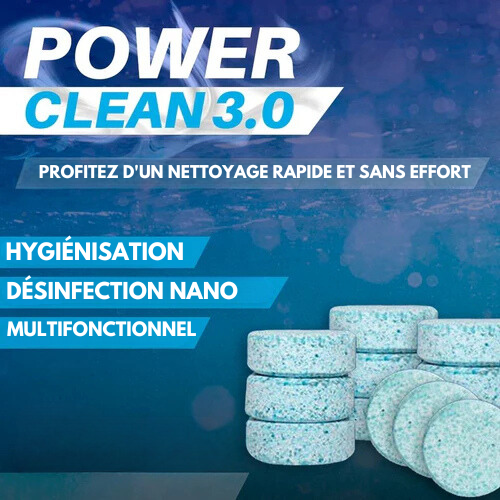 Power Clean 3.0 – Pastilles de nettoyage en profondeur pour la graisse