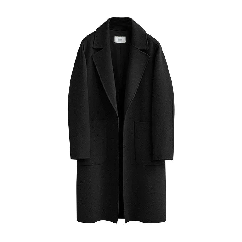 Manteau en laine double face pour femme