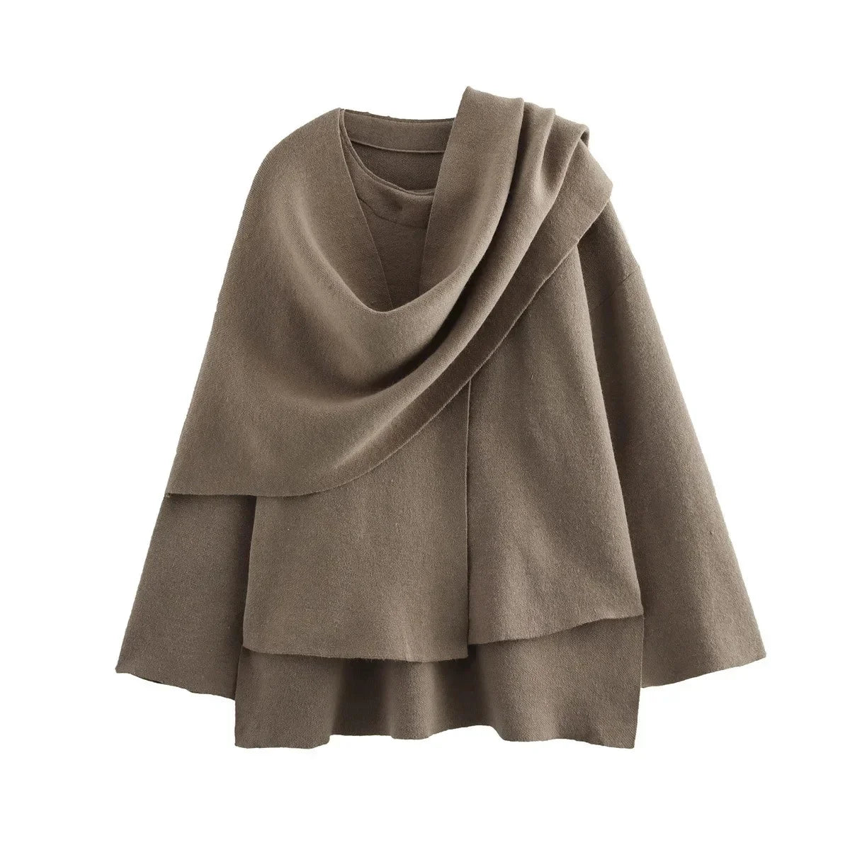 ZA-Pardessus en Tricot pour Femme