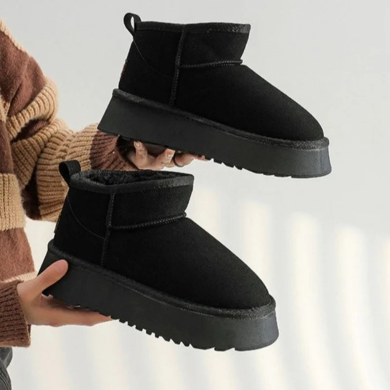 Bottes en Daim et Fourrure Daisy