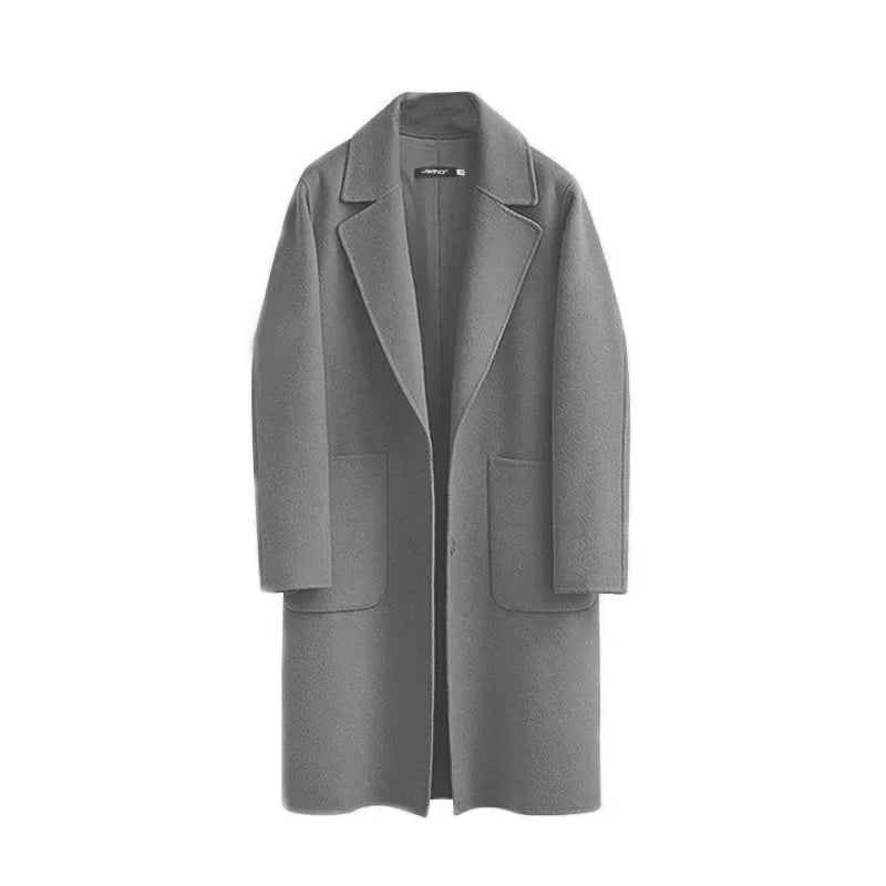 Manteau en laine double face pour femme