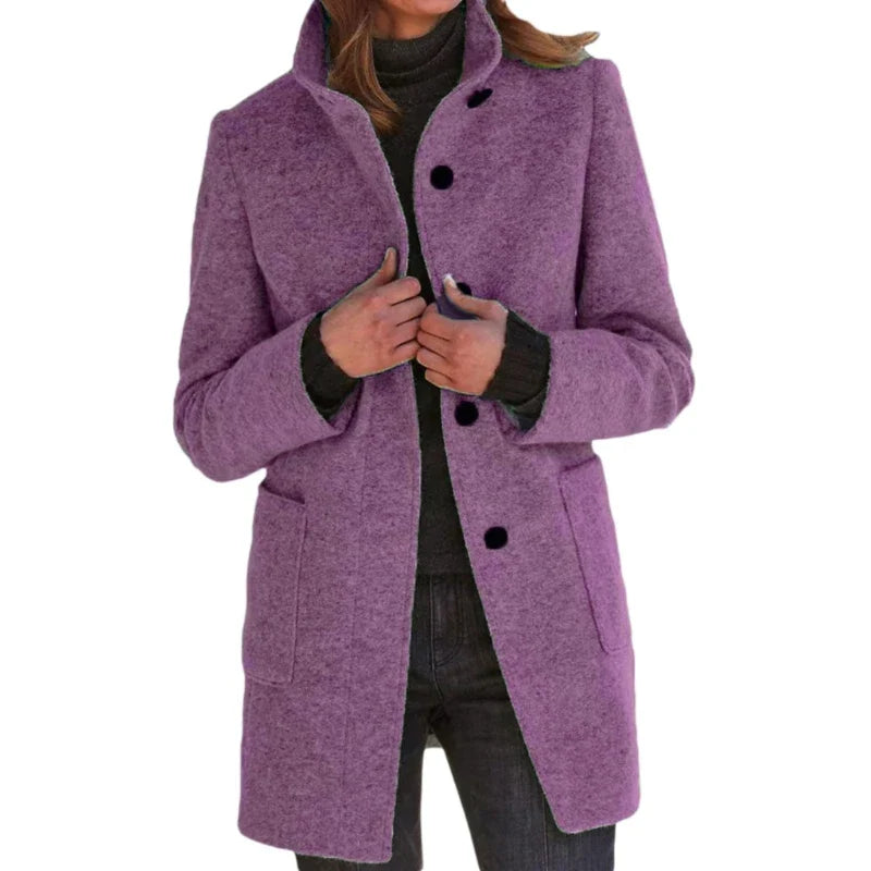 Manteau en laine mélangée