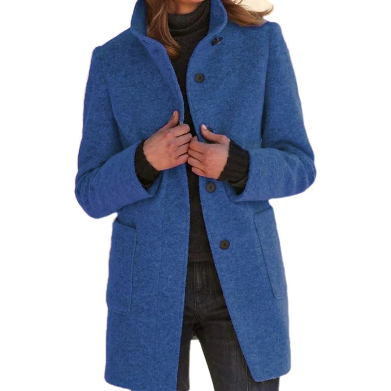 Manteau en laine mélangée