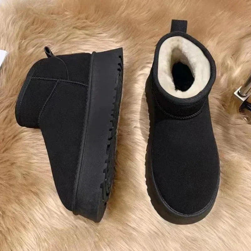 Bottes en Daim et Fourrure Daisy