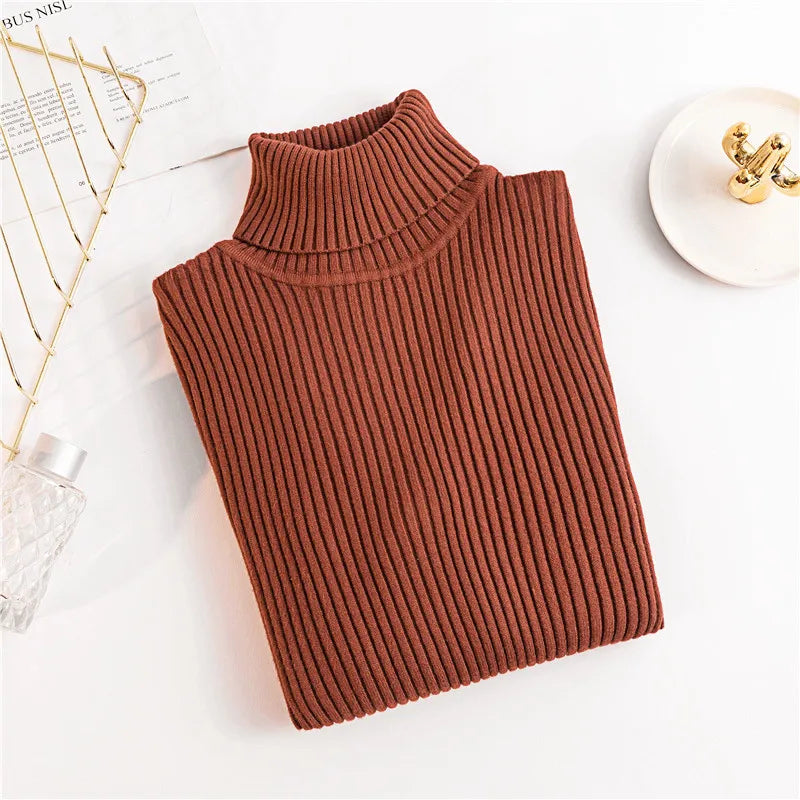 Pull en tricot à col roulé Annabelle