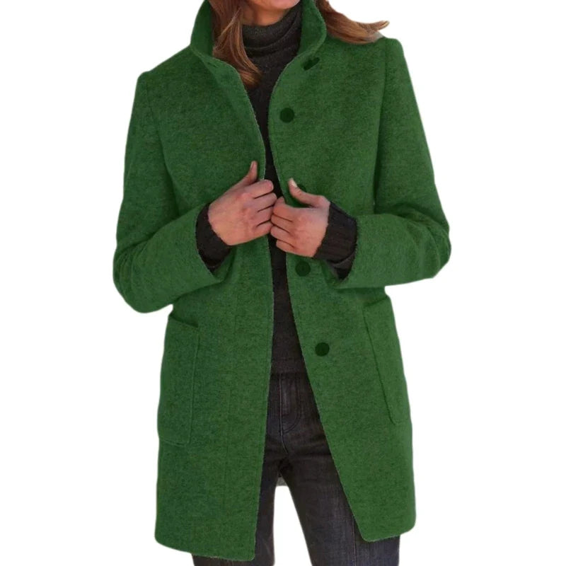 Manteau en laine mélangée