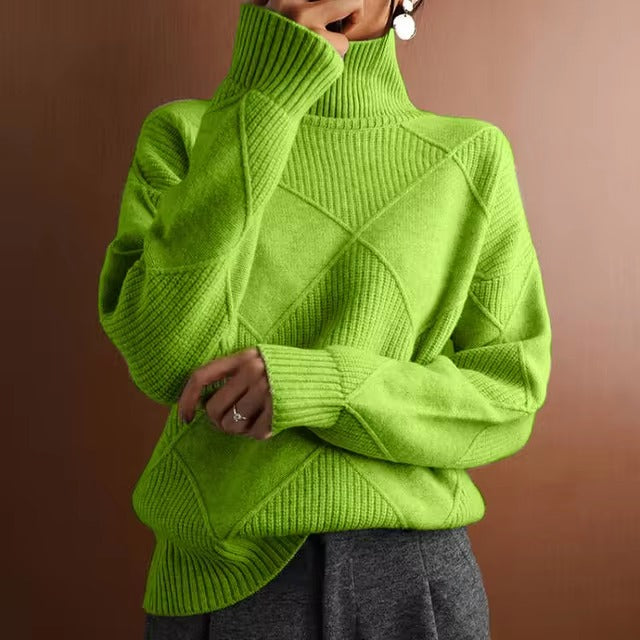 Pull Col Roulé En Cachemire