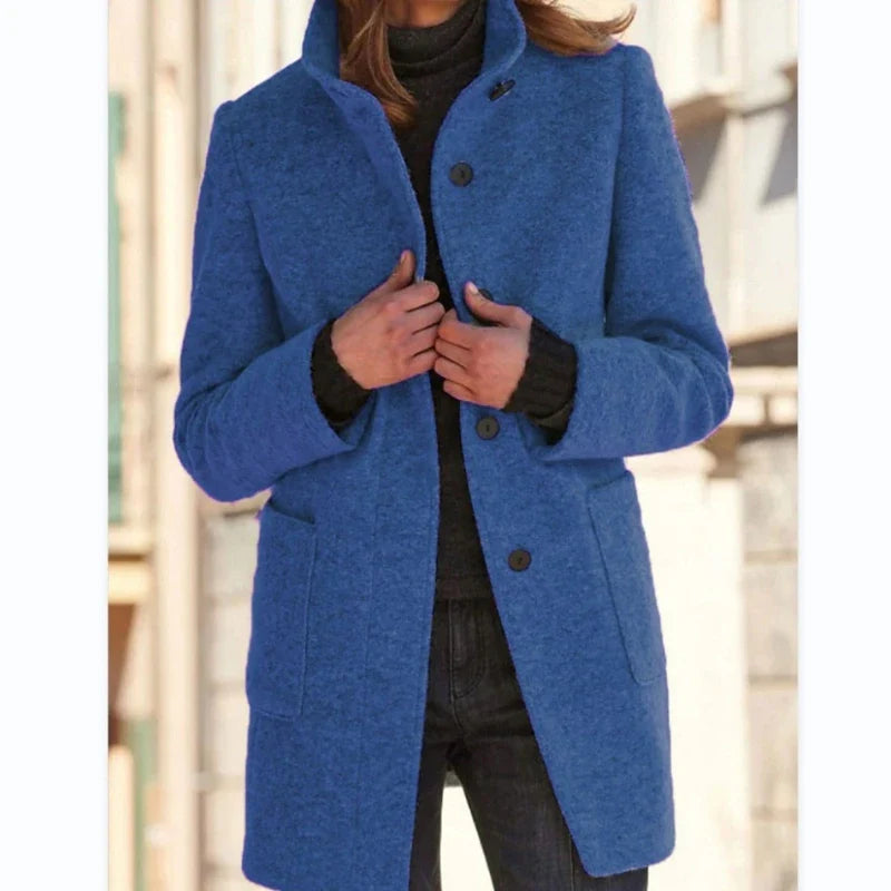 Manteau en laine mélangée